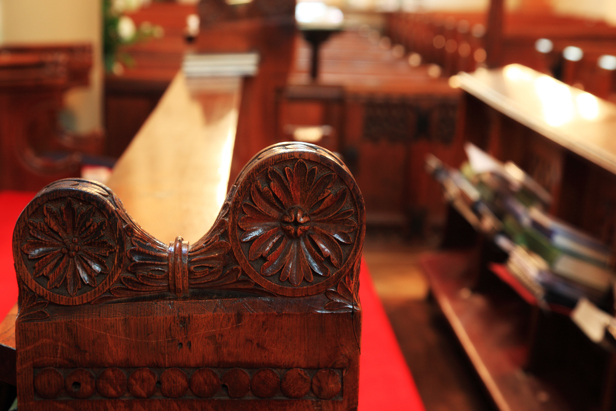 Picture of choir stalls at St John's, Old Malden